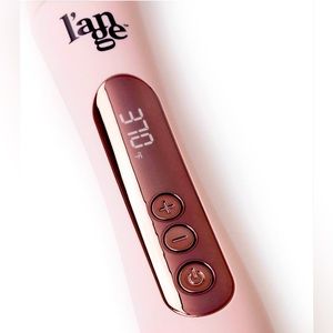 Lange Le Spirale 32 MM Titanium Digital Curling Wand. Blush color.